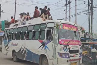 MORENA PASSENGERS SIT BUS ROOF