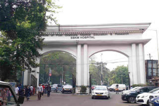 The SSKM Hopsital In Kolkata.