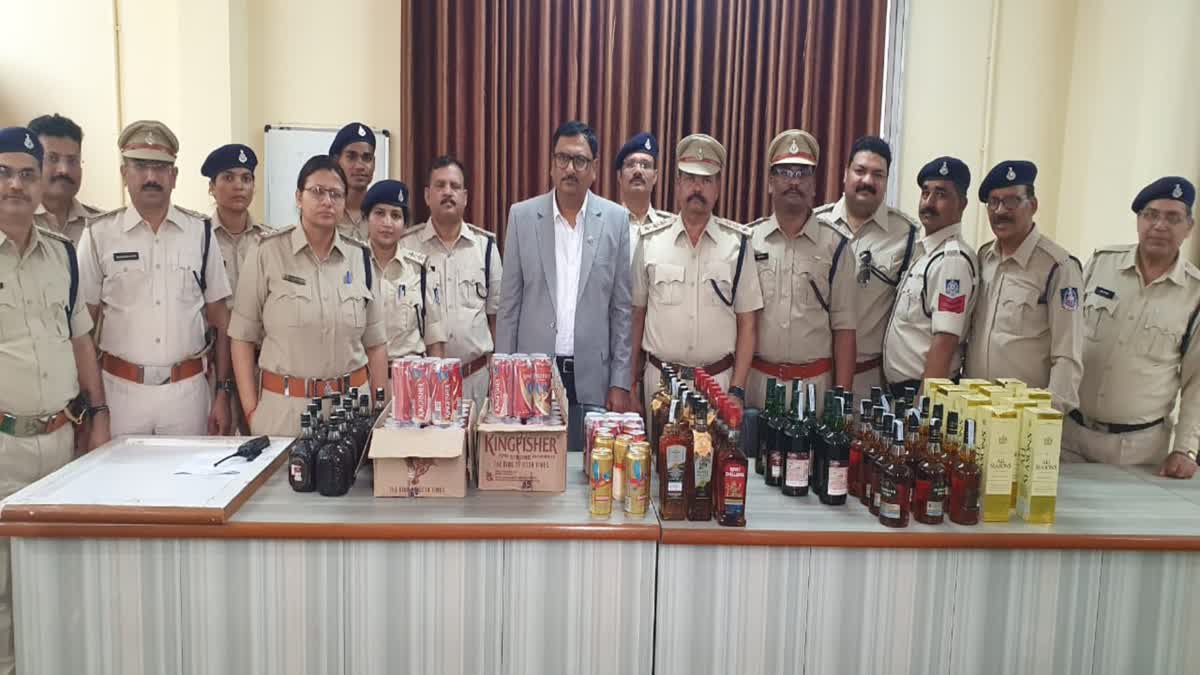 Smuggling branded liquor on dry day