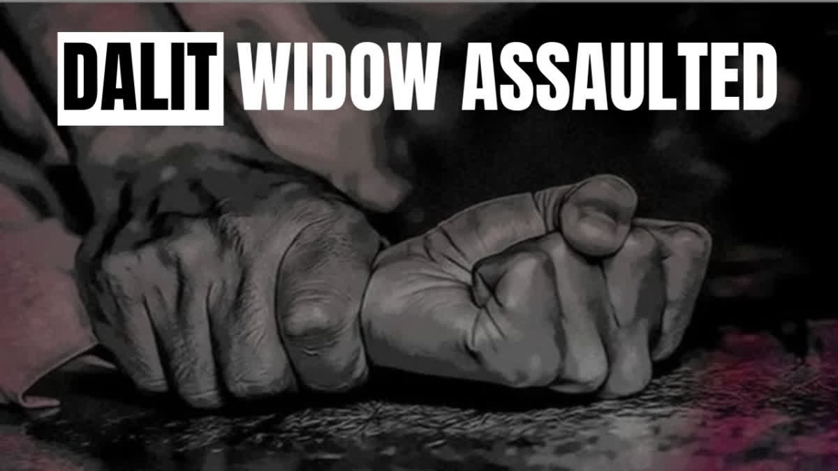 A Dalit widow was subjected to a brutal assault that included stripping, tying her limbs, throwing pepper in her eyes, and an attempt to burn her alive allegedly because her brother eloped and married an upper caste woman few months back.