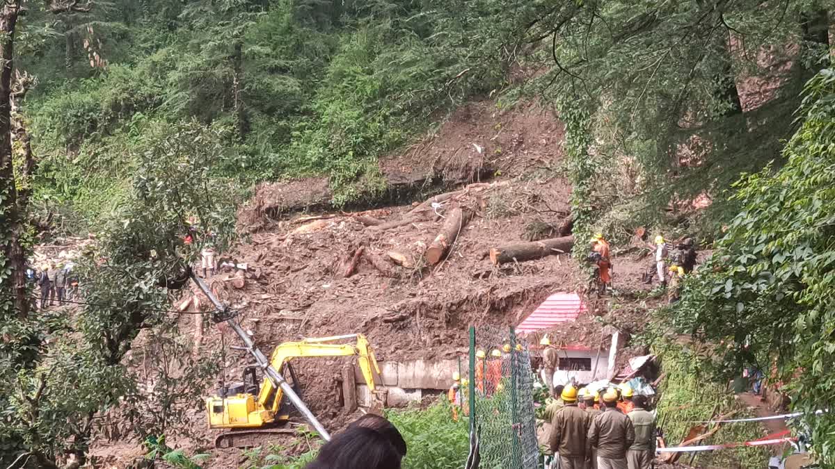 Shimla Shiv Temple Landslide rescue