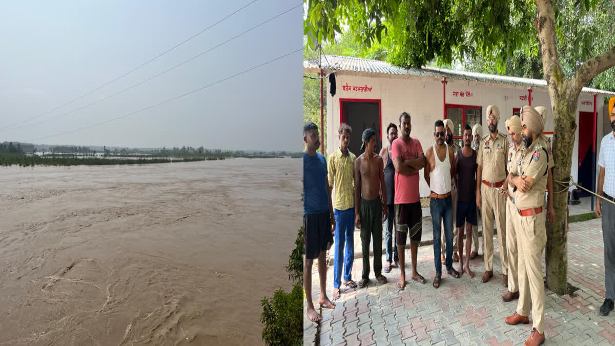 Flood again occurred in Baba Bakala town of Amritsar