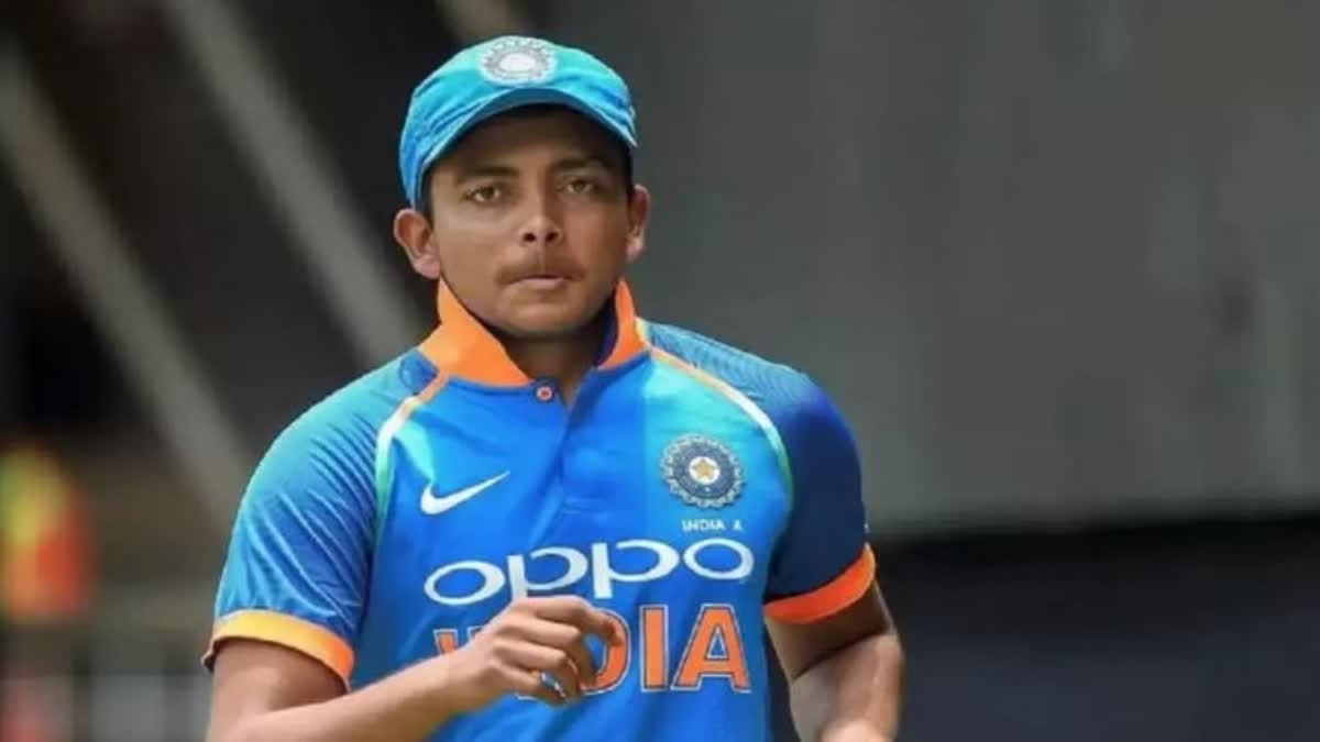 File photo: Prithvi Shaw