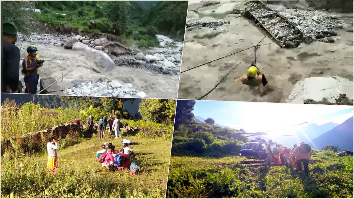 Pilgrims Stranded in Madmaheshwar Valley