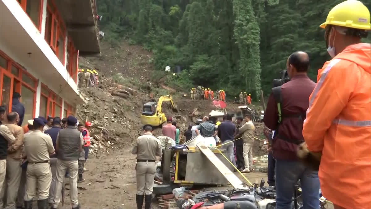 Shimla Shiv temple landslide