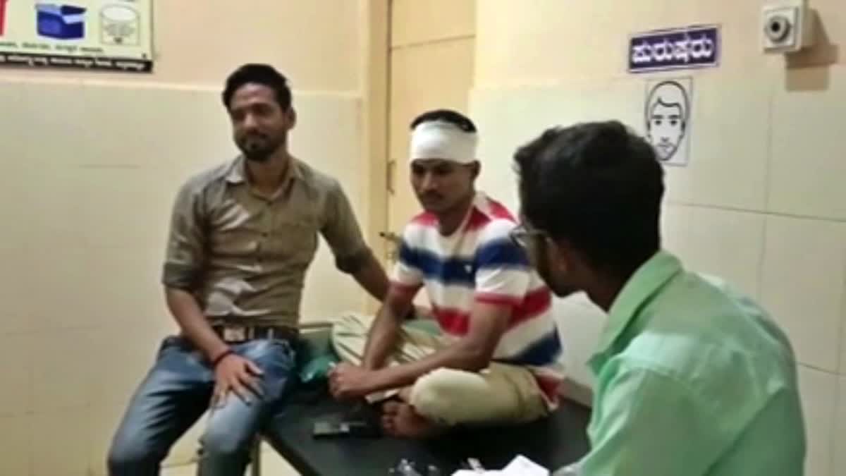 Assaulted police constable Devappa Hosamani