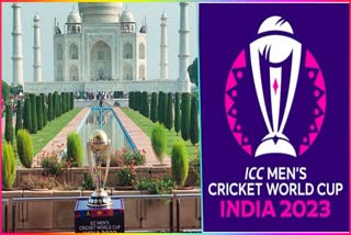 ताजमहालात पोहोचली क्रिकेट विश्वचषकाची ट्रॉफी