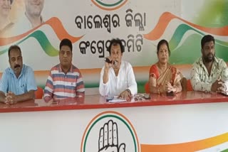 congress targets bjp and bjd