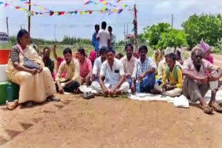 Dalit_ Farmers_ Agitation_ In_ Nellore