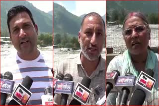 people reactions on slow construction of Damaged roads in kullu