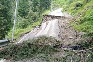 Heavy damage due to rain in Himachal