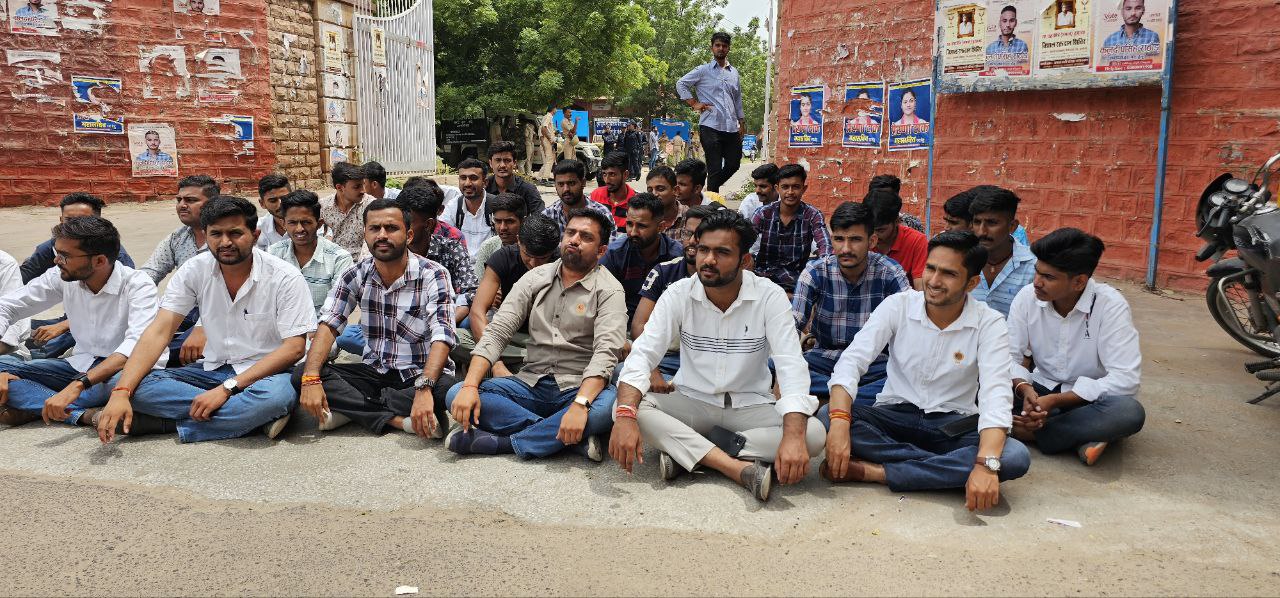 Student Protest in Jodhpur