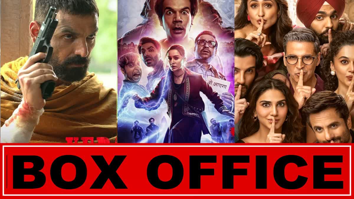 Stree 2 beats Gadar 2,  John Abraham Vedaa defeats Akshay Kumar Khel Khel Mein at box office Day 1