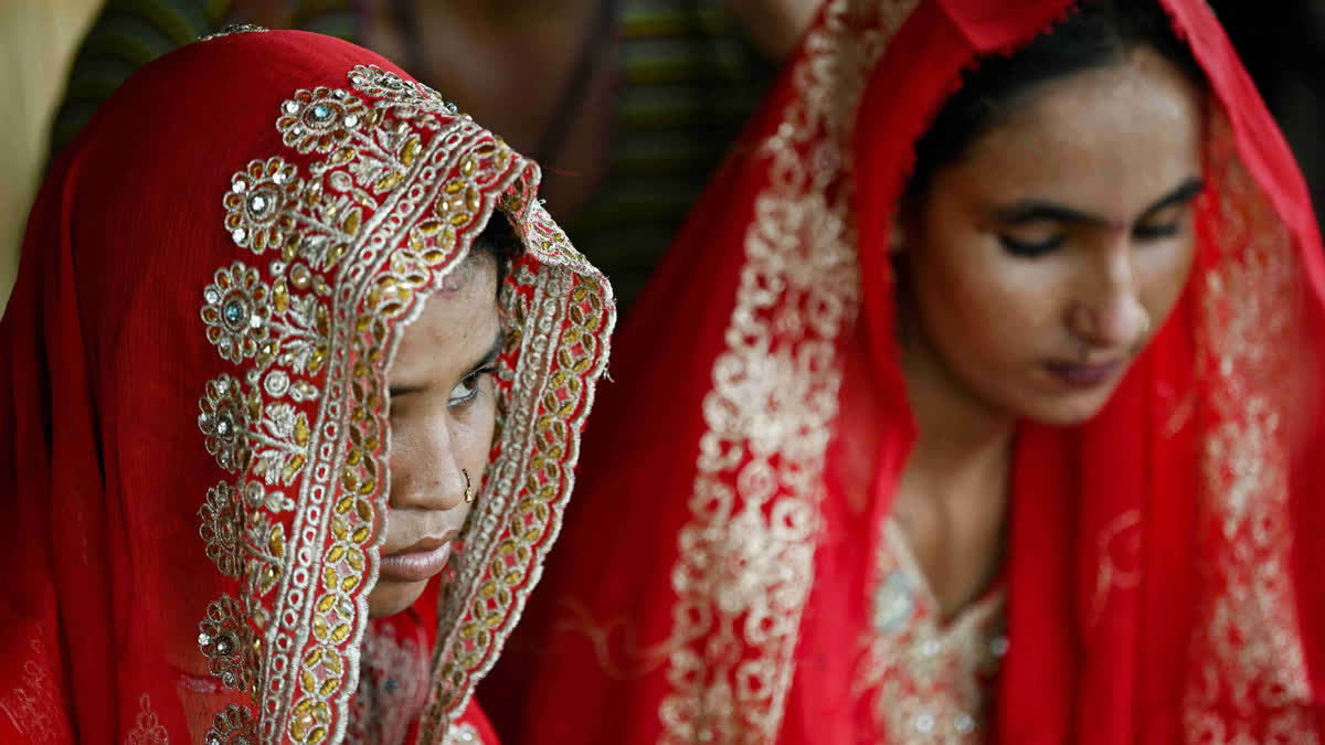 As monsoon rains were about to break over Pakistan, 14-year-old Shamila and her 13-year-old sister Amina were married off in exchange for money, a decision their parents made to help the family survive the threat of floods. Pakistan's high rate of marriages for underage girls had been inching lower in recent years, but after unprecedented floods in 2022 rights workers warn such weddings are now on the rise due to climate-driven economic insecurity.