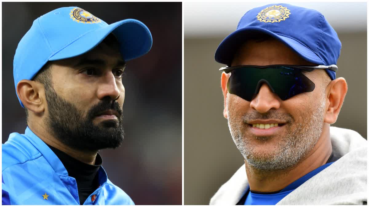 dinesh karthik and ms dhoni