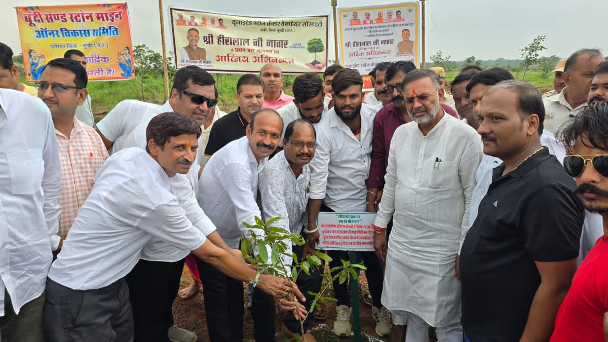 Hiralal Nagar planted a sapling