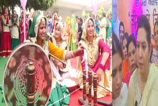 TEEYAN festival celebrated at Jandiala, cabinet minister Harbhajan Singh ETO's mother and wife attended