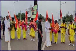 tdp_activists_going_to_tirumala_on_foot