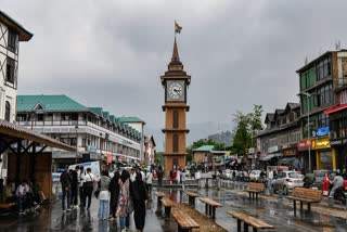 A view of Lal Chowk in Srinagar