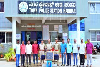 DAVANAGERE POLICE ARRESTED AN INTER-DISTRICT THIEF