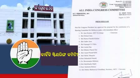 Congress Steering Committee For Odisha