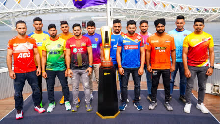 A total of eight players, including seven Indians, got bids in excess of Rs one crore in the auction for the 11th season of Pro Kabaddi League here on Thursday, with raider Sachin Tanwar and Iran's Mohammadreza Shadloui Chiyaneh emerging as the costliest amid intense bidding wars.