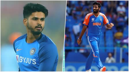 Shreyas Iyer and Jasprit Bumrah