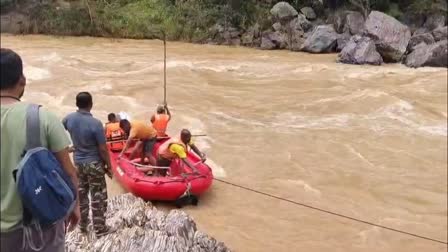 Health worker swept away river in Kanker