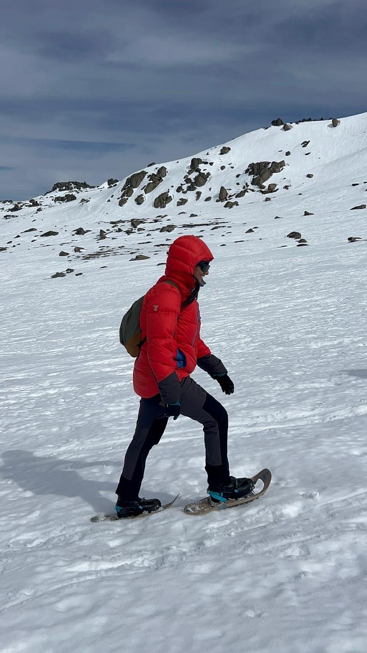 Ashoknagar Girl on Mount Kosciuszko