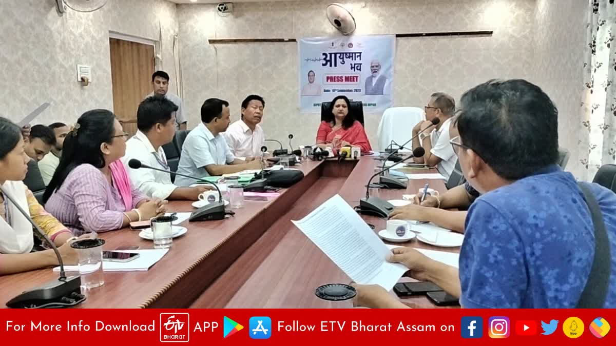 Joint Press Conference of District Administration and Health Department on Ayushman Bhava campaign