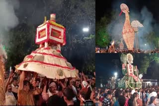 Pooram Padayani Kerala  Neelamperoor Pooram Padayani  നീലംപേരൂര്‍ പള്ളിഭഗവതി ക്ഷേത്രത്തിലെ പൂരം പടയണി  പൂരം പടയണി  Pooram Padayani  Padayani Kerala