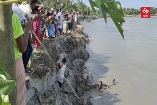 Massive Erosion at Kalgachia