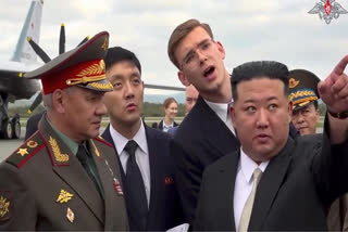 Kim Jong-Un in Russia ETV BHARAT