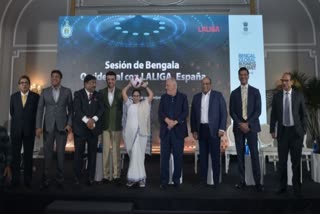 La Liga to set up football academy in West Bengal  Spanish football league  Javier Tebas  Mamata Banerjee  Sourav Ganguly  V Abdurahiman  Ashique kuruniyan  ലാ ലിഗ  മമത ബാനര്‍ജി  സ്‌പാനിഷ് ലീഗ്  Spanish football league  ഹാവിയർ ടെബാസ്  വി അബ്‌ദുറഹ്‌മാന്‍  ആഷിഖ് കുരുണിയന്‍