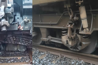 Engine, power coach of Darshan Express derail