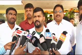 MP Pratap Sinha spoke to the media.