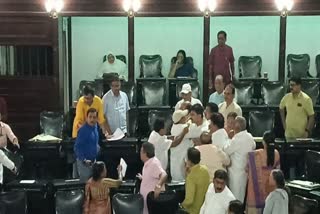 TMC and BJP councilors clash in the monthly session of Kolkata Municipal Corporation