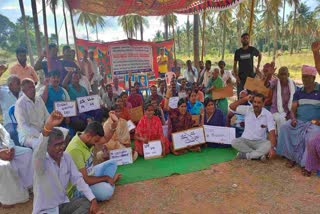 Indefinite strike by affected farmers