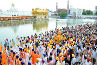 Parkash Purab Of Shri Guru Granth Sahib, Golden Temple, Amritsar