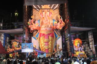 How many feet Ganesha in Khairatabad