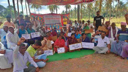 Indefinite strike by affected farmers