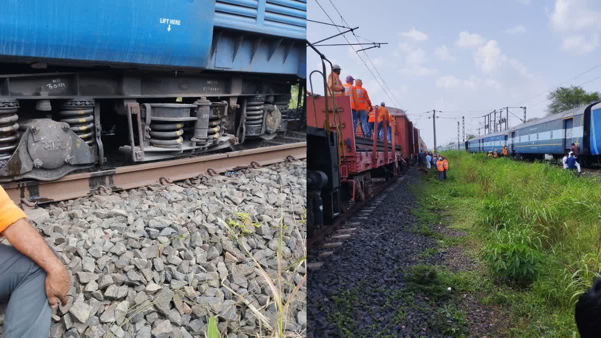 GOODS TRAIN COACHES DERAILED