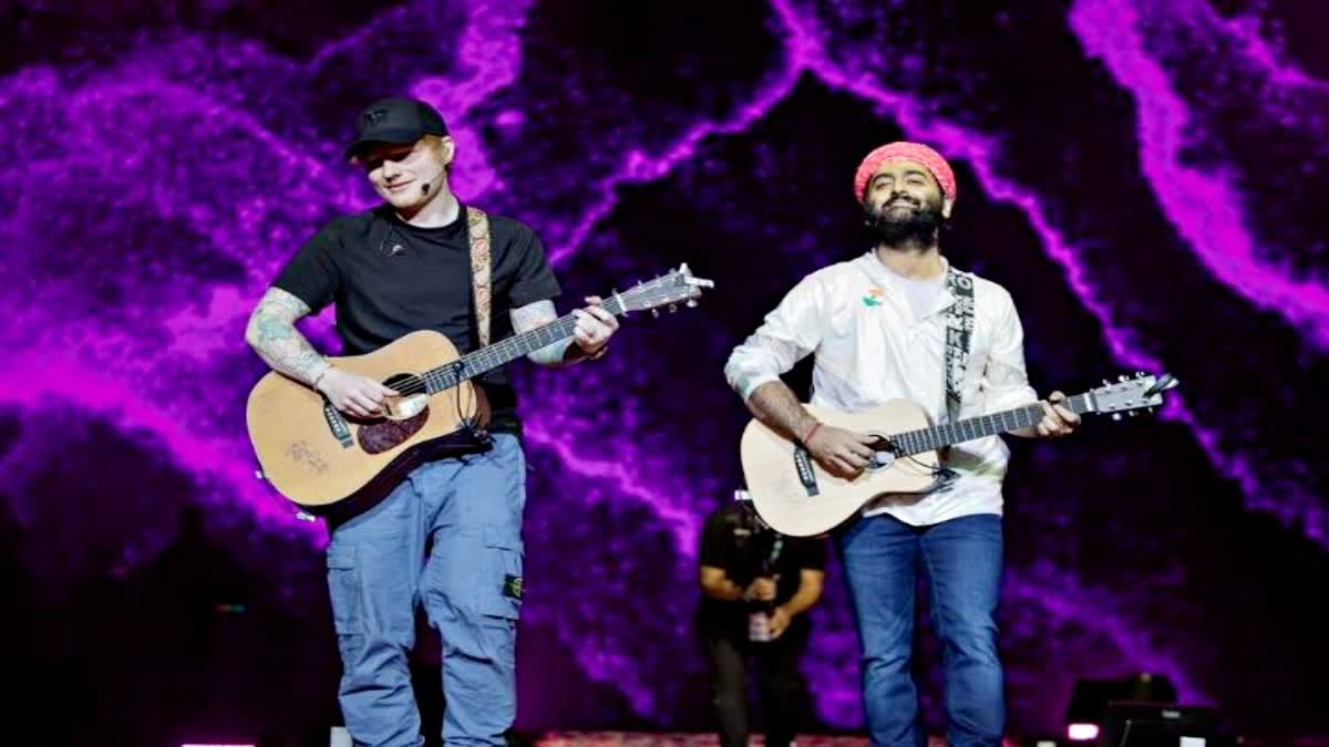 Arijit Singh with Ed Sheeran