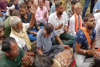 शाहपुरा में धरना समाप्त