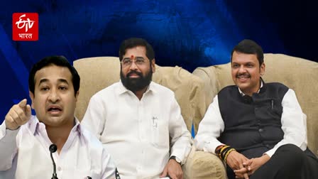 Eknath Shinde, Devendra Fadnavis, Nitesh Rane