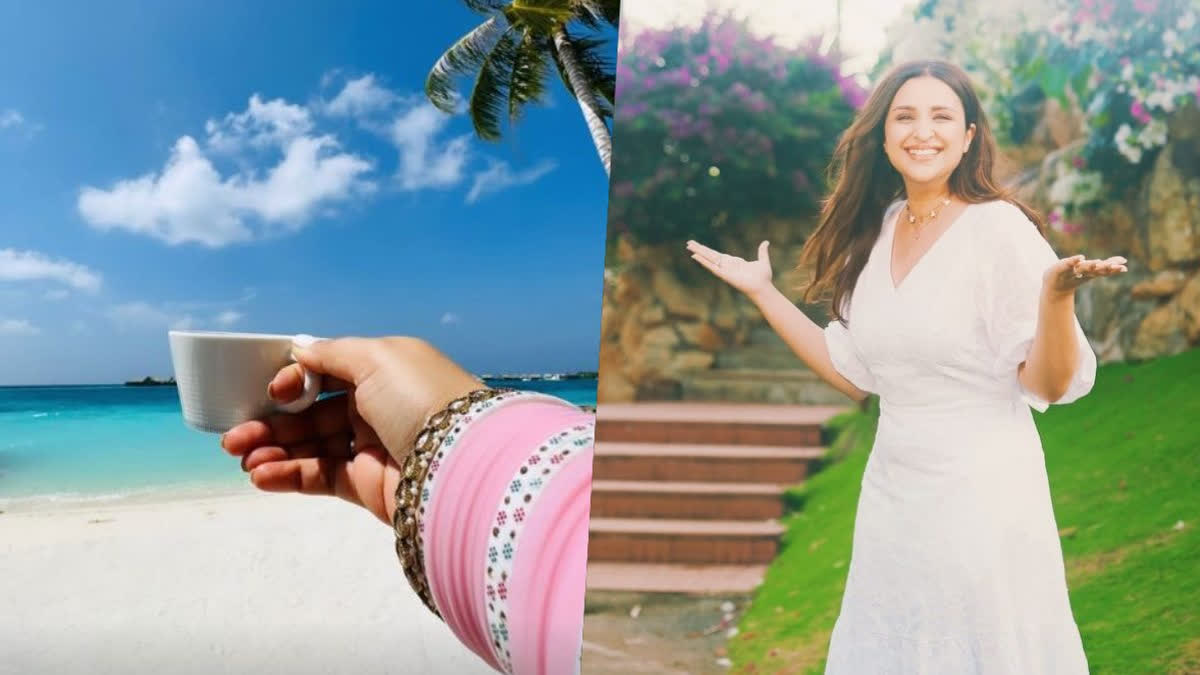 Parineeti Chopra shares exotic pictures from Maldives sans Raghav Chadha; read with whom she has jetted off for holiday