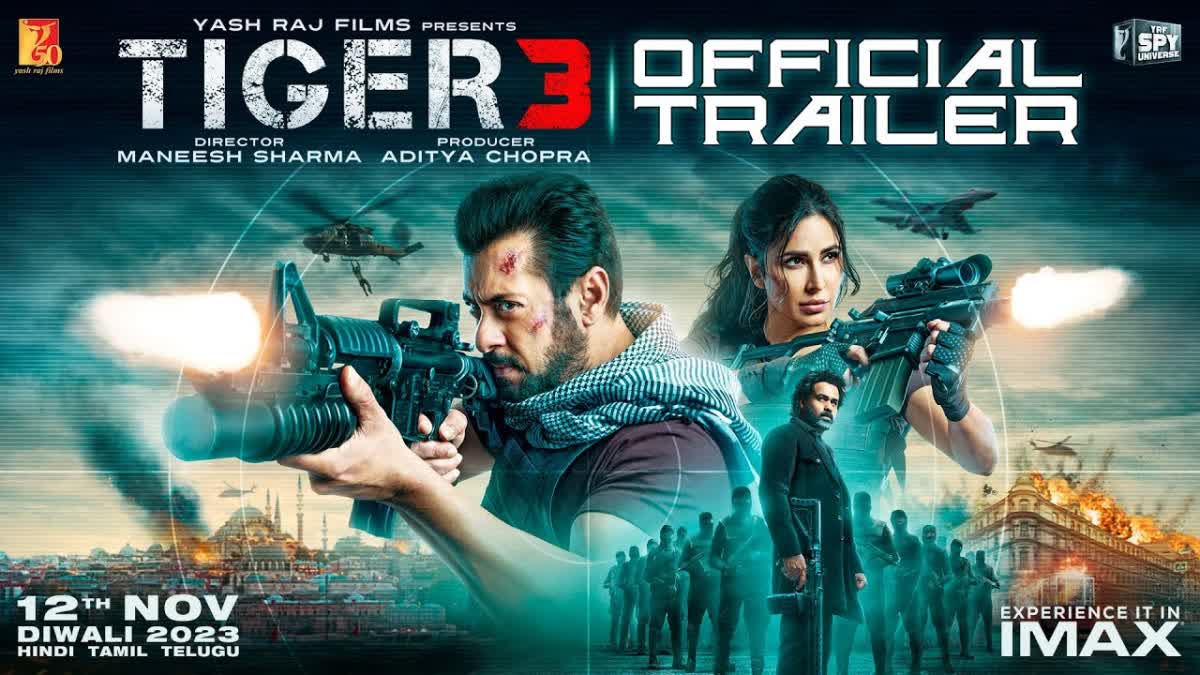 Tiger 3 Trailer  Tiger 3  ടൈഗറിന് പ്രിയപ്പെട്ടത് തകര്‍ക്കാന്‍ ഒരുങ്ങി ശത്രു  Salman Khan Katrina Kaif starrer Tiger 3  Salman Khan Katrina Kaif  Salman Khan  Katrina Kaif  ടൈഗര്‍  ടൈഗര്‍ 3  ടൈഗർ 3യുടെ ട്രെയിലർ  സൽമാൻ ഖാനും കത്രീന കൈഫും  സൽമാൻ ഖാന്‍  കത്രീന കൈഫ്