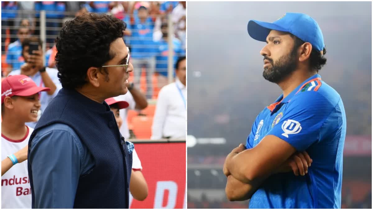 Sachin Tendulkar and Rohit Sharma