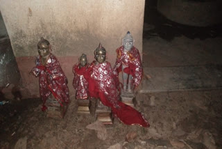 चोरी हुई अष्टधातु की मूर्तियां  बरामद
