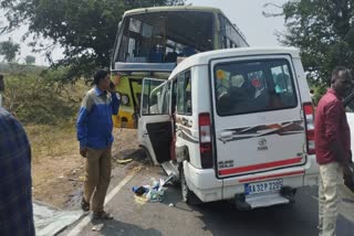 ಸರ್ಕಾರಿ ಬಸ್ ಹಾಗೂ ಟಾಟಾ ಸುಮೋ ನಡುವೆ ಡಿಕ್ಕಿ